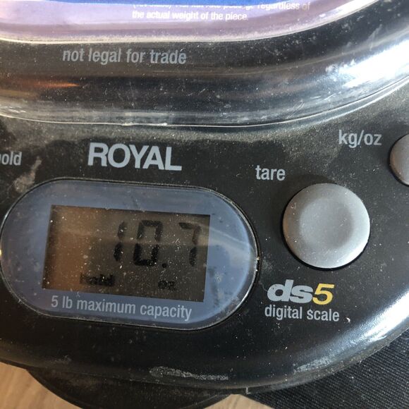 Set Of 2 Vintage Metal Stocking Holder Black Weighted 5” CUTE!! - Picture 12 of 16